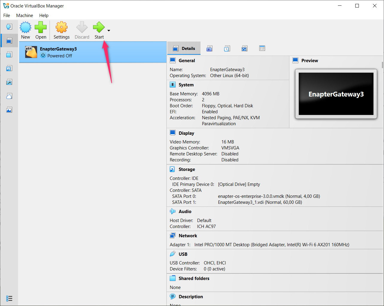 Enapter Gateway Running